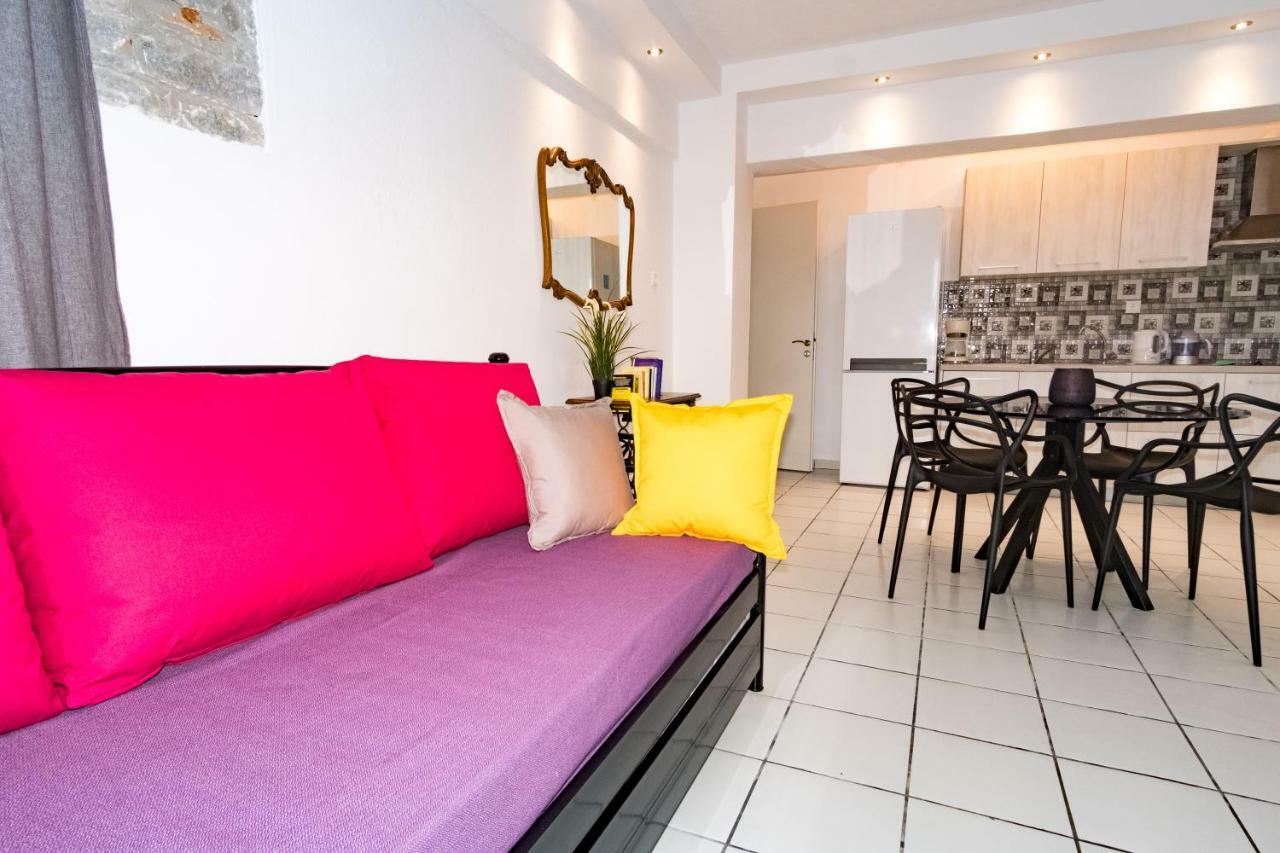 Olympia Zervea Studios With Pool - Apartment Kardhamili Luaran gambar